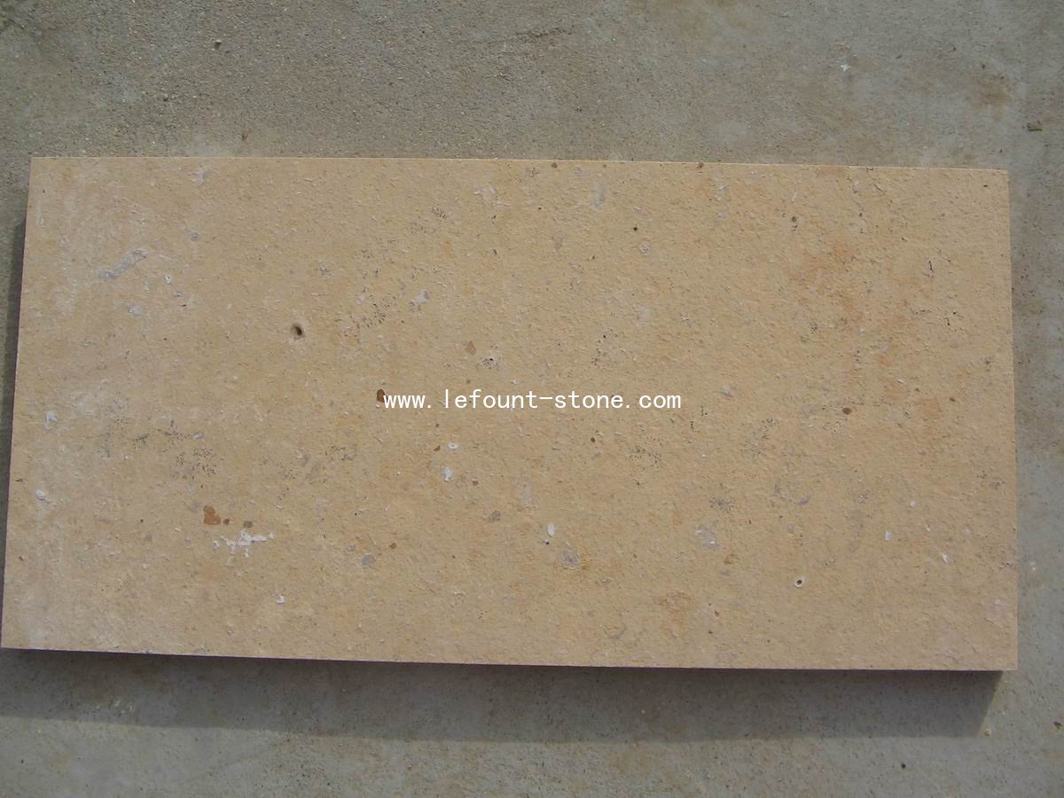 4-flamed cream limestone