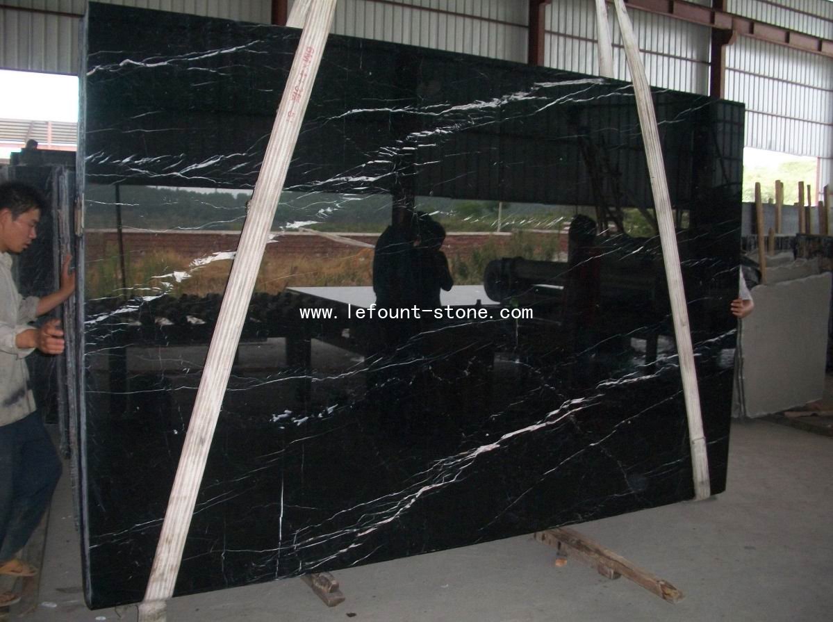 Black marquina slab