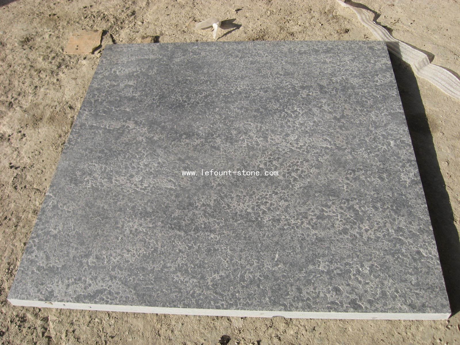 Blue limestone flamed